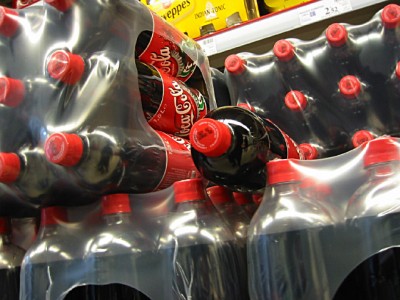 J'achète du coca que je dépose chez moi