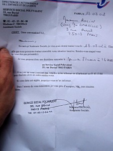 Vendredi matin. Je reçois un courrier de l'OPAC