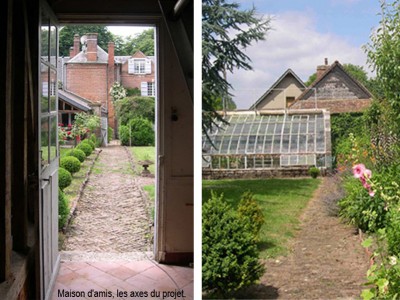 vues du jardin, état existant
