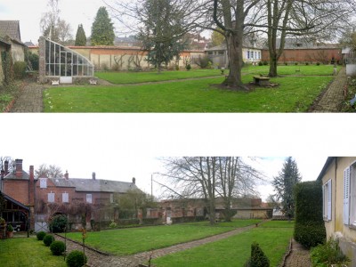 vues du jardin, état existant