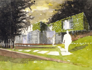 vue du jardin