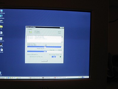 Je grave des photos que j'avais téléchargées sur son ordinateur