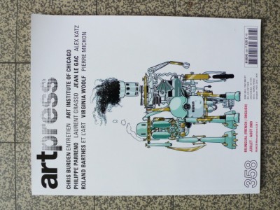 GESTE 1 couverture Art Press n° 358 juillet/août 2009