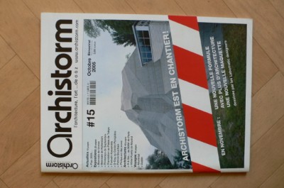 GESTE 1 couverture Archistorm n° 15 octobre 2005