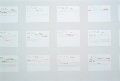 Pour information, galerie C. Hamel 2001 - 04