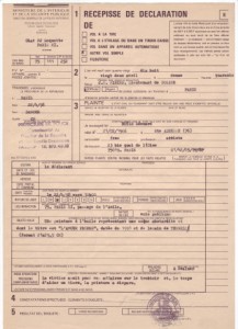 Epidémie, procès verbaux 1998 - 01