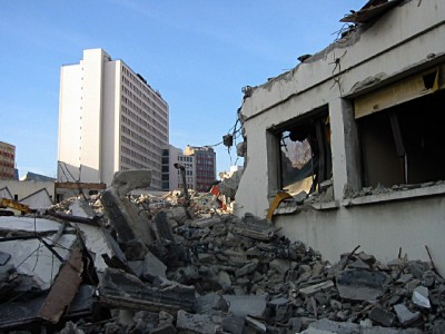 Le chantier en bas de chez moi