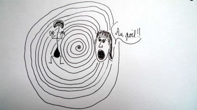 au poil en levant la main mille fois