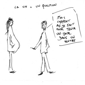 tenir dedant