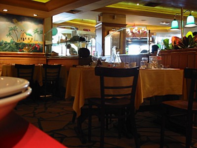 L'intérieur du restaurant