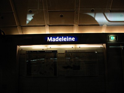 Je change à Madeleine