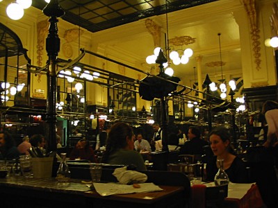 L'intérieur du restaurant