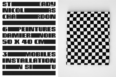Steady • Typeface & catalogue for Nicholas Chardon (Paris)