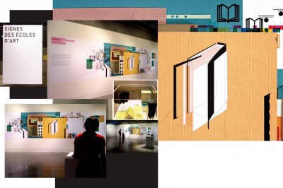 Signes des Écoles d'Art • Group exhibition with my final projet presentation (Centre Pompidou, Paris)
