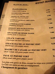 La carte