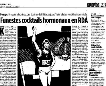 Libé  25/01/07