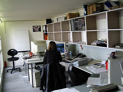 Je m'installe à mon bureau