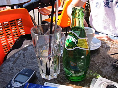 Je bois un perrier