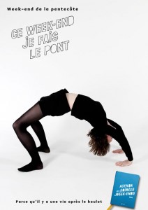Ce week-end, je fais le pont.