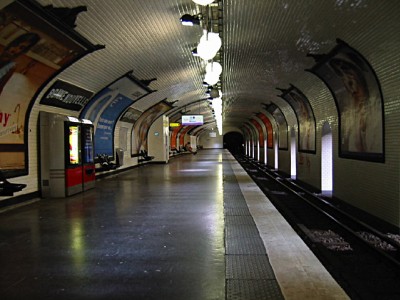 J'attends le métro