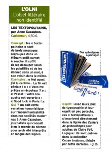L'Express_OLNI : Objet Littéraire Non Identifié_mars 2011