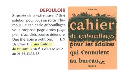Madame figaro_Défouloir, une thérapie à petit prix_novembre 2006