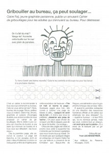 Ouest France_Gribouiller au bureau, ça peut soulager_octobre 2006