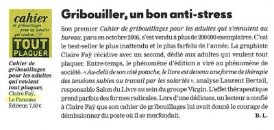 Courrier Cadre_Gribouiller un bon anti-stress_ Octobre 2007