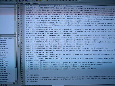 Je travaille en même temps