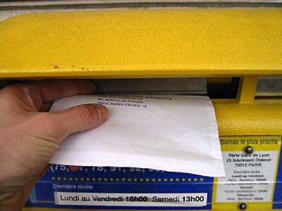 Je poste ma cotisation