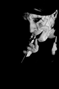 Femme peinte