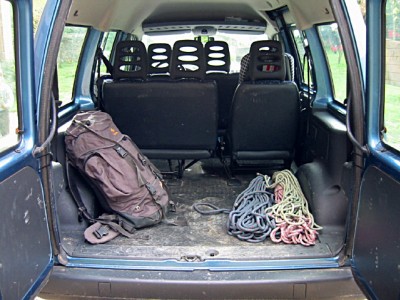 Nous chargeons la voiture