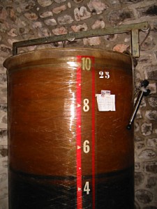 Une cuve à vin