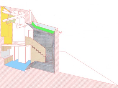 entrée et escalier