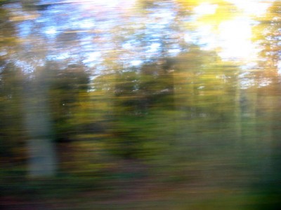 Lundi matin. Le train roule