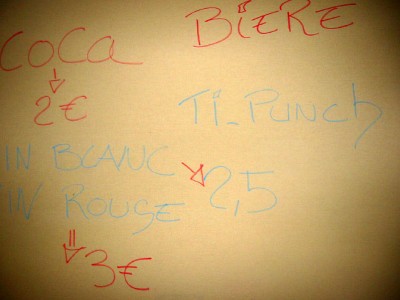Les tarifs