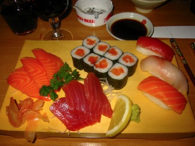 Nous sortons dîner chez un japonais