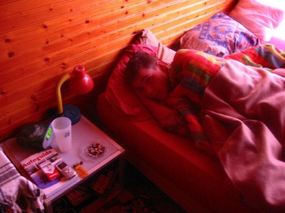 Jérémy est encore au lit