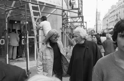 Garbo surprise 5, Rue de Rivoli, Paris, septembre 1981