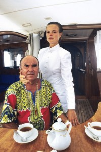 Gloria Von Thurn Und Taxis et Johannes, Bahamas 1987