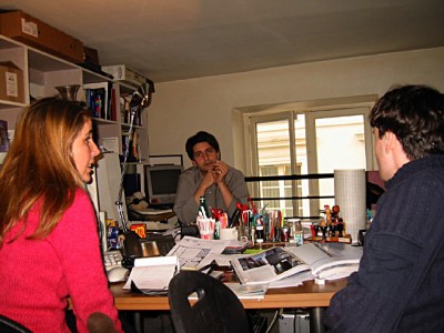 Dans le bureau de Nicholas