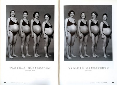 Visibile difference before and before