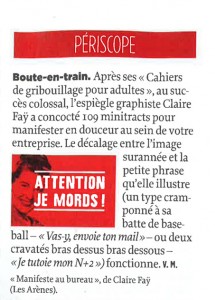 LE POINT_109 tracts pour manifester en douceur_octobre 2013
