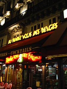 Yvan m'a donnée rendez-vous au Rendez-vous des belges