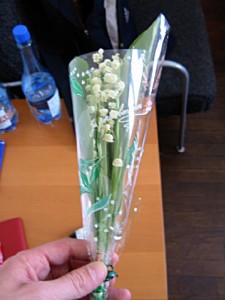 Anne-Marie m'apporte du muguet