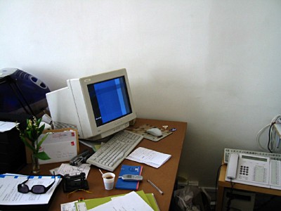 Je visite leurs nouveaux bureaux