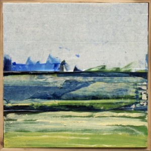 Déjeuner à la mer (25x25cm, 2015, paint oon canvas)