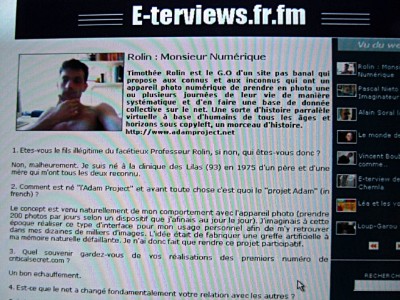 Mon interview est en ligne