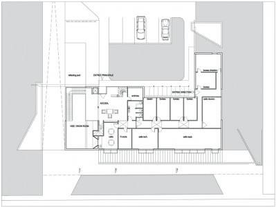 Plan niveau bureaux