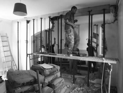 Chantier, salon